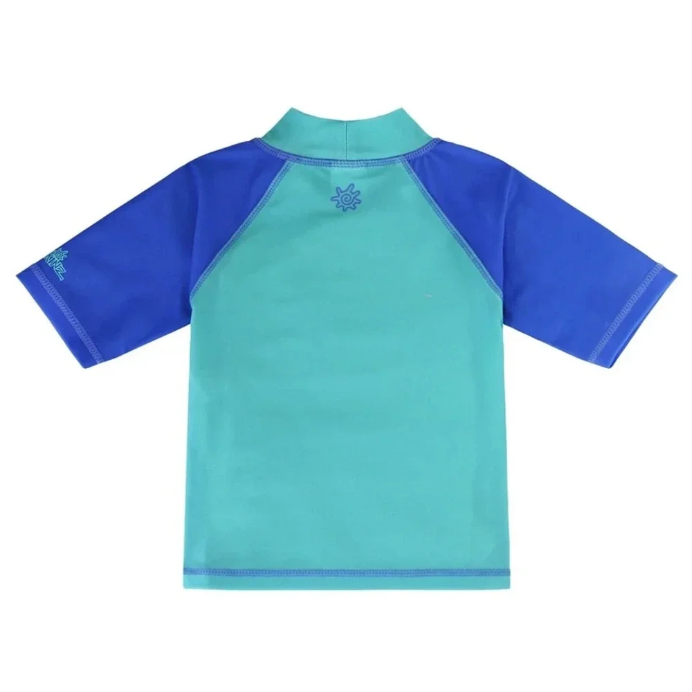 UV‎ Skinz Boys 3 Piece Swimwear Set Size 2T - Blue Tropical Hibiscus